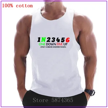 

1N23456 Only A Biker Understands Sleeveless Bodybuliding Tank Tops Men's Summer Gyms Muscle Vest Undershirt