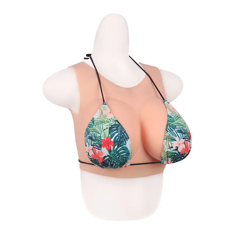 2019 E CupSilicone Breast Forms Realistic Fake Boobs Tits Enhancer Crossdresser Drag Queen Shemale Transgender Crossdressing