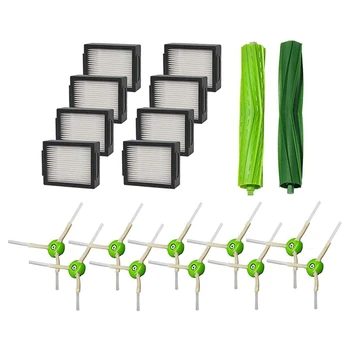 

Replacement Parts for Irobot Roomba Accessories Series I7 I7+ E Series E5 E6 Replenishment Kit (8 Filters, 10 Side Brushes, 1 Se