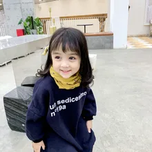 Корейский Повседневный хлопковый мягкий теплый осенне-зимний тонкий Детский шарф для мальчиков и девочек, аксессуары-LHC