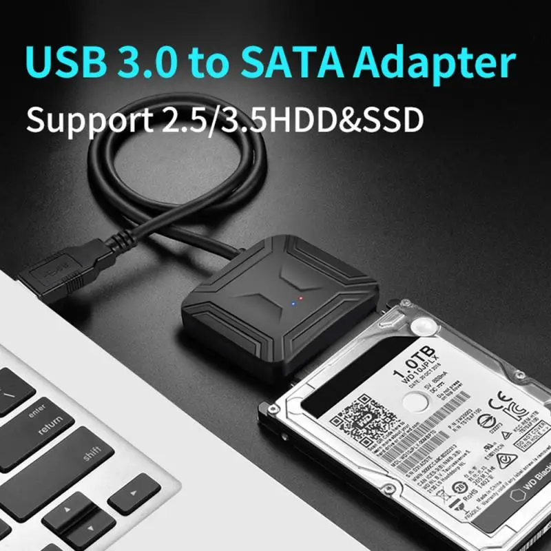 Портативный кабель-преобразователь USB 3 0 к SATA поддержка быстрой передачи 2 5/3 5