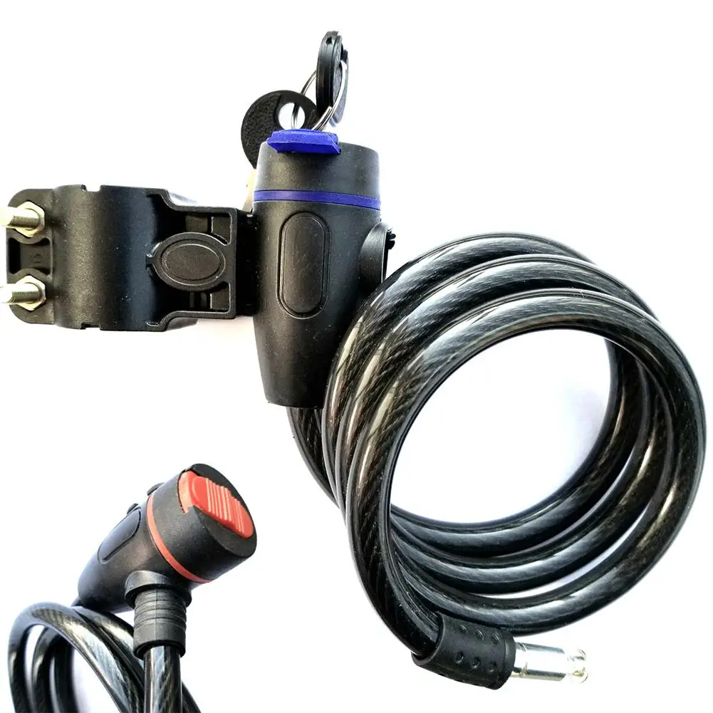 

GloryStar Universal Anti-Theft Bike Bicycle Lock Stainless Steel Cable Coil for Castle Motorcycle Cycle MTB Bike Security Lock