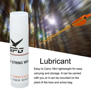 

Archery Protective Rail Lube Bow String Wax Protect Bowstring Wax Tube For Crossbow Compound Recurve Long Traditional Bow