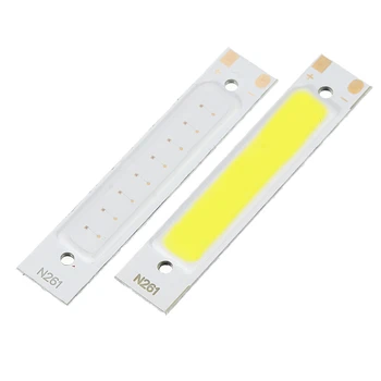 

DC3.7V 3W 40x8mm COB LED Strip Bar Light Warm Cold White Red Color Lamp Emitting Diode Chip Emergency Floodlamp Accessory
