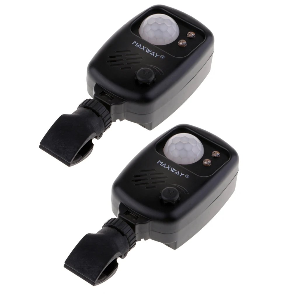 2pcs Security Infrared Motion Sensor PIR Alarm For Fishing Camping