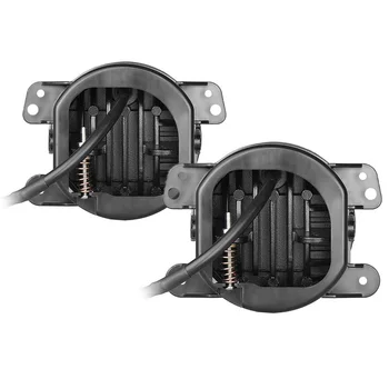 

1pair 4 Inch Super Bright Phone APP Control Headlight Angel Eyes DIY Fog Light Car Accessories Easy Install RGB LED For Wrangler