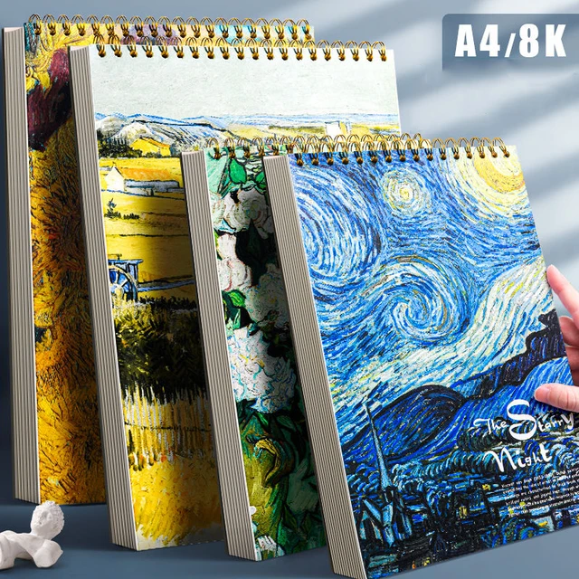 Watercolor Paper 8k Line Draft Hand-painted Coloring Book For Adults  Copying Script Beginner Children's Drawing Art Supplies - Sketchbooks -  AliExpress