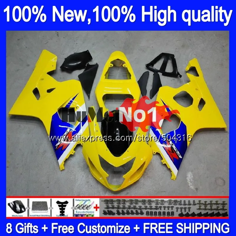 Средства ухода за кожей для SUZUKI GSXR 600 750 CC GSX R750 K4 GSX-R600 15MC. 14 GSXR-750 GSXR600 04 05 GSXR750 2004 2005 04 05 светильник желтый обтекатель