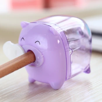 

6pcs mini pig sharpener sharpener pencil sharpener cute cartoon student pencil sharpener
