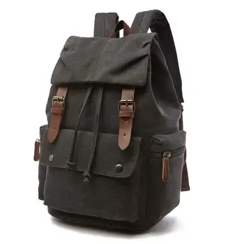 

Hot 2020 Fashion new canvas bag computer bag shoulder student bag travel backpack