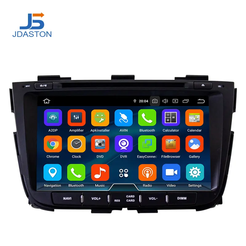 JDASTON Android 9,0 Автомобильный мультимедийный плеер для kia Sorento 2013 wifi DVD CD gps навигация 2 Din автомагнитола стерео 4 Гб ram SD