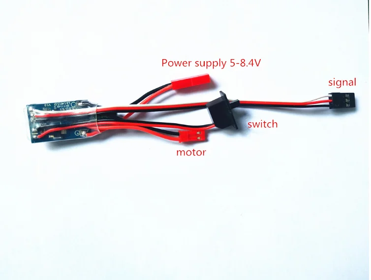 RC автомобиль 10A матовый ESC двухсторонний регулятор скорости двигателя с тормозом/без тормоза для 1/16 1/18 1/24 автомобильный бак лодки F05427