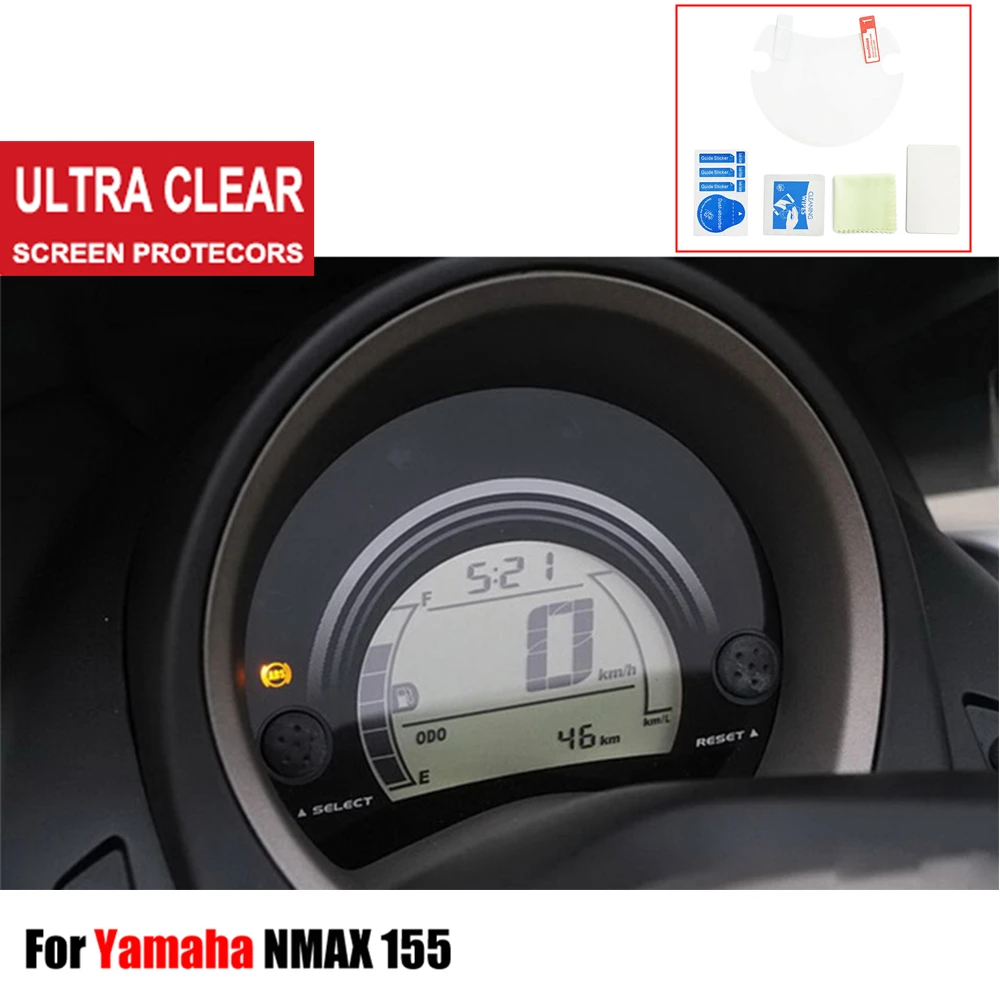 Для Yamaha NMAX N MAX 155 NMAX155 защита экрана на приборной панели Ультра-прозрачная пленка из ТПУ для защиты экрана с антибликовым покрытием