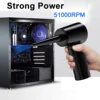 Cordless Air Duster Electric 51000RPM Wireless Dust Gun Compressed Air Blower Powerful Hair Dryer Computer Keyboard Cleaning 2