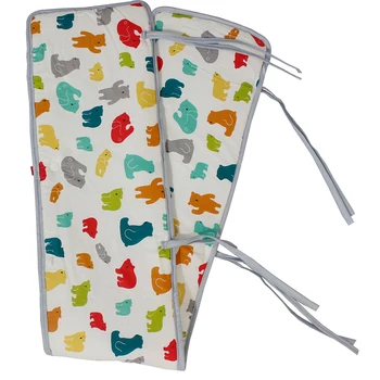 

Home Baby Safe Rail Protective Wrap Nursing Teething Guard Anti Collision Cartoon Printed Cover Crib Bumper Protector Infant