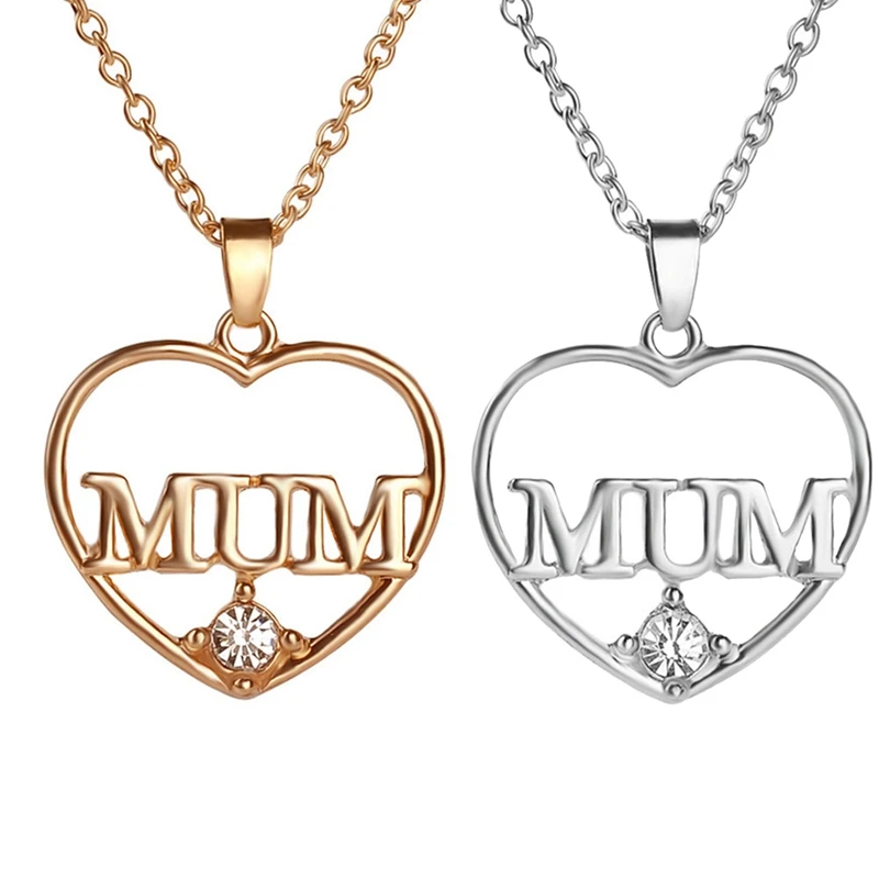Цепочка с подвеской в виде надписи Love Heart Mom|Ожерелья подвеской| |