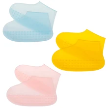 1 пара S/M/L Многоразовые Нескользящие дождевые Чехлы для обуви Водонепроницаемые силиконовые Бахилы для походов на открытом воздухе Аксессуары для обуви
