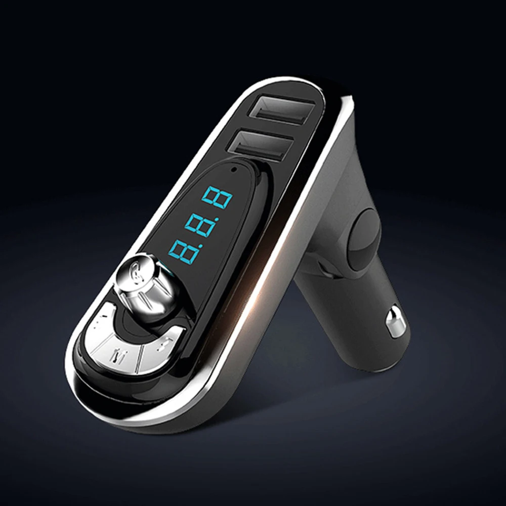 Прикуриватель fm-передатчик аксессуары для автомобиля беспроводной Bluetooth HD