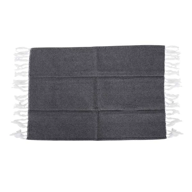 6Pcs Cotton Table Napkins Cloth Tassel Tea Towel Absorbent Dish Cloth Scouring Pad Kitchen Towels Handkerchief Party Dinner Plac