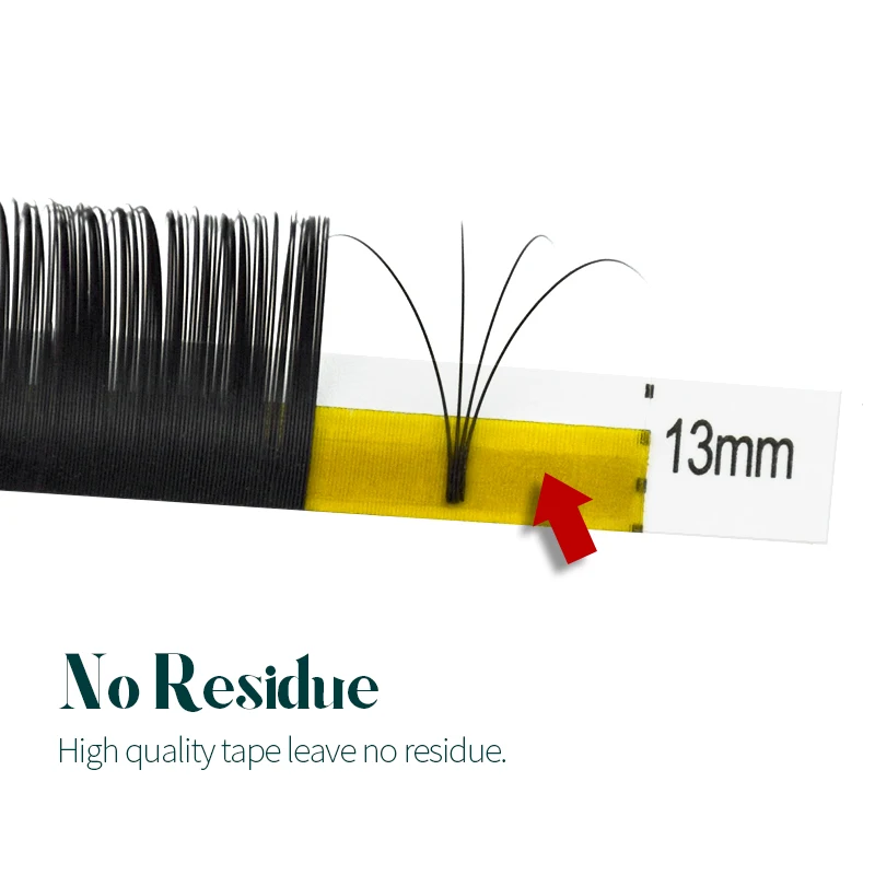 H&L SINCE 1990 20Rows Faux Individual Lashes Maquiagem cilios for Professionals Black Soft Eyelash Extension Thin Tape