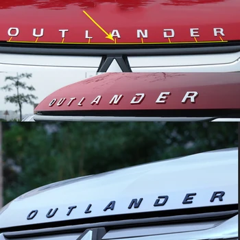 

Outlander Sticker Hood Decals For Mitsubishi Outlander Sport PHEV VAN Outlander Hood Sticker Outlander Emblem Badge Sticker ABS