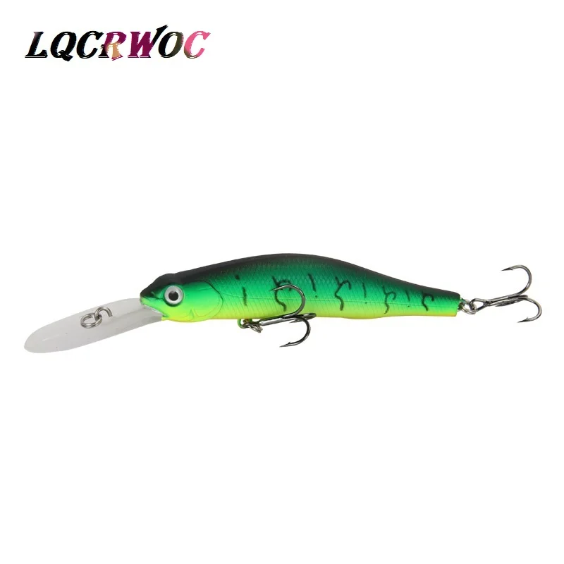 Новый Minnow 12 см 7g глубокое погружение для рыболовная приманка воблер высокого
