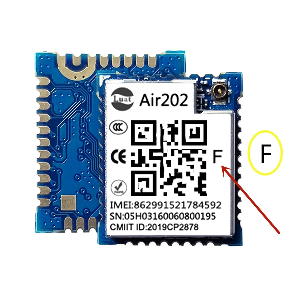 Air202F Высокоточный TTS GSM / GPRS модуль беспроводной связи с небольшой площадью и