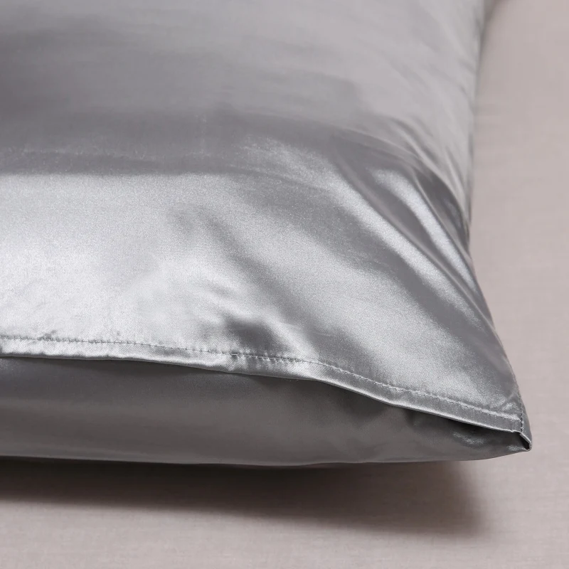 Satin Rayon Pillowcase Decorative Pillow Covers Solid Color Cover Pillow Bedding Pillow Case 40x60 50x75 Rayon Cover 4