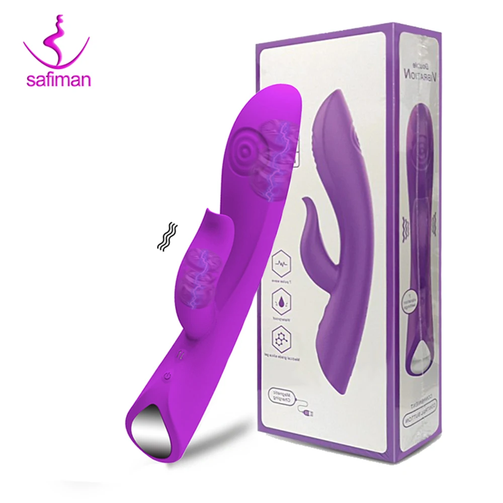 Новый Slap G Spot с обеих сторон кролик вибратор секс игрушки для женщин взрослых шоп