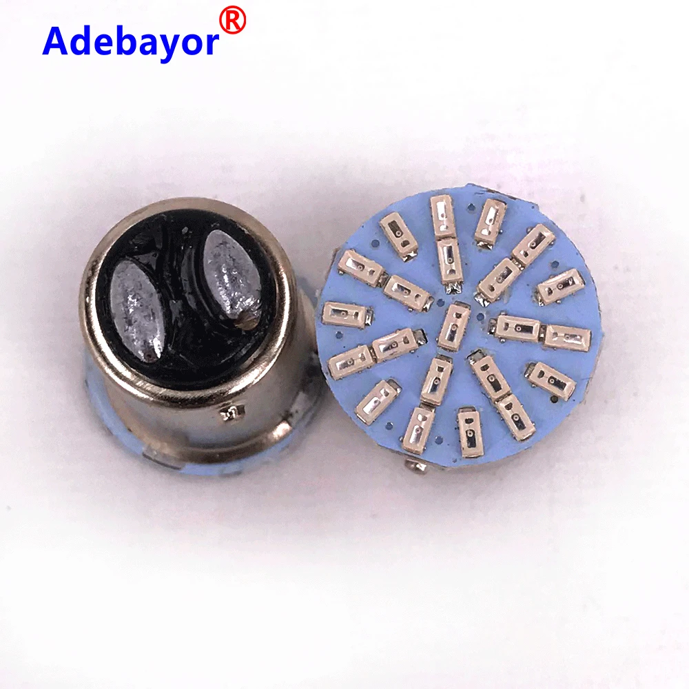 1157 BAY15D P21W 3014 22 SMD LED  ȣ, 극ũ  , ڵ Ĺ  , DC 12V 24V, 100 