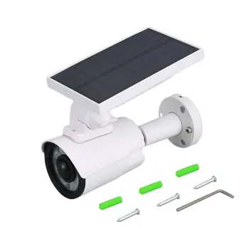 

Solar Metal Surveillance Camera Solar Panel Dummy Security Camera Home Simulation Surveillance Camera Drop Shipping Sales