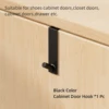 black cabinet hook