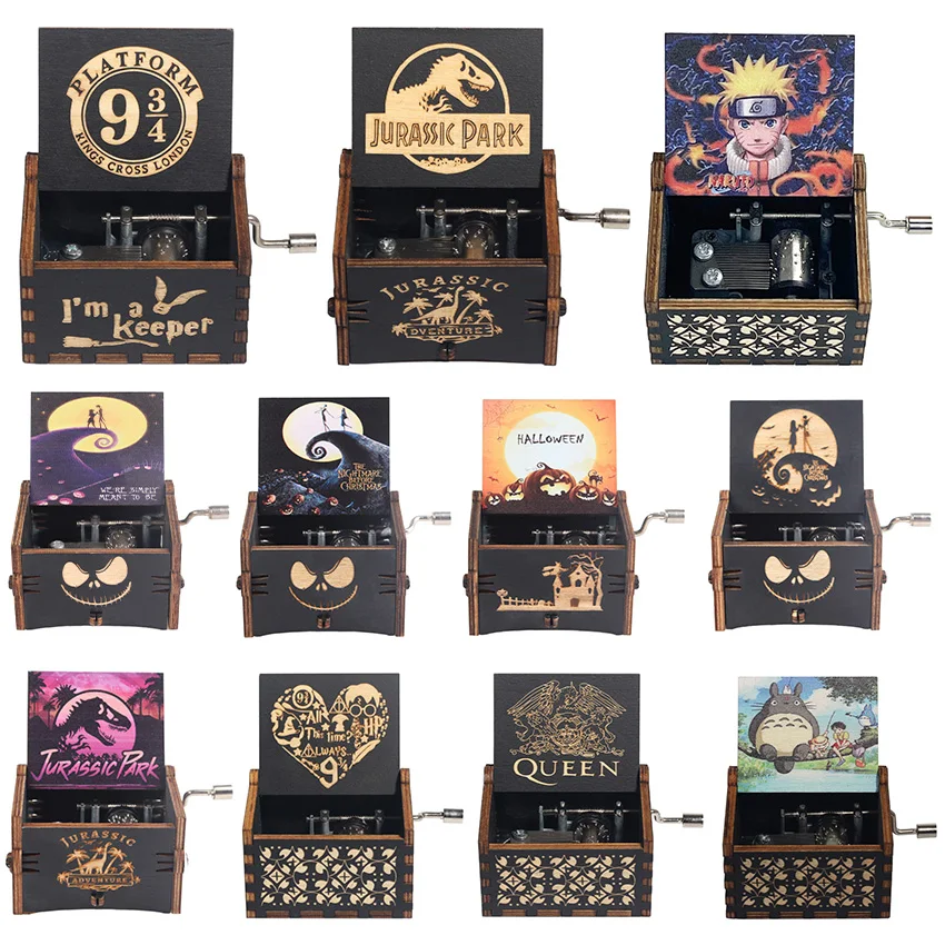 Музыкальная шкатулка в стиле парка Юрского периода Хэллоуин с надписью You Are My