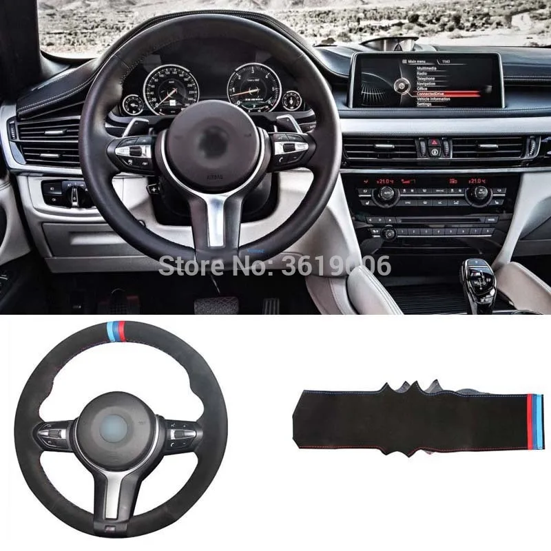 Чехол на руль smRKE для BMW M6 F85 X5 F86 X6 M M2 M3 M4 M5 F33 428I E90 F30|Чехлы руль| |