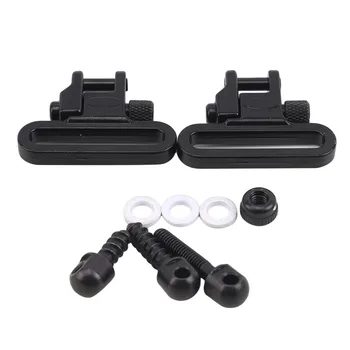 

2Pcs Adapter Kit Type Black Professional Quick Detachable Sling Swivel Hunting Accessories New Arrival Hot Sale