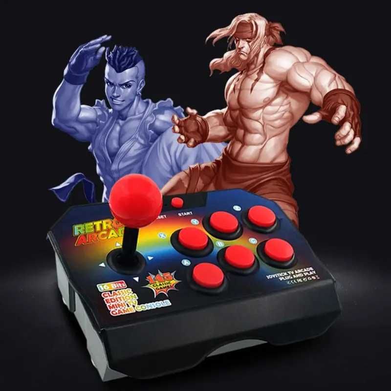 

Retro TV Video Arcade Game Console Joystick 16Bit Game Machine with 145 Games