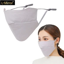 L. Mirror 1 шт. открытый нос рот маска унисекс зима теплый хлопок ветрозащитный моющийся регулируемый наушник респиратор Новинка