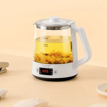 

220V Electric Kettle Teapot Glass Boiled Tea Pot Health Preserving Pot Heat Preservation Kettle Tea Maker with Filter 800ml