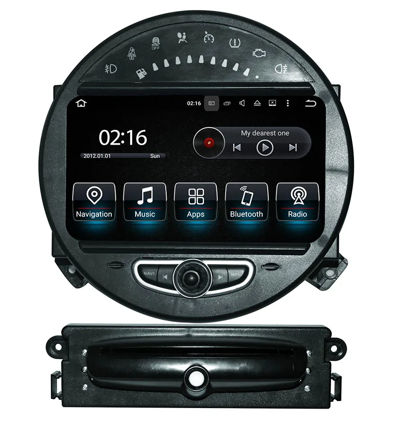 Discount 7" android 7.1 for BMW MINI COOPER R56 car dvd player,GPS navigation,Bluetooth,radio,canbus,touch screen,Russian,English 2