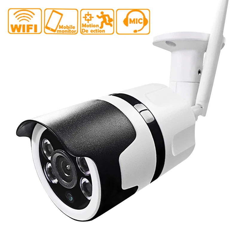 

HD 1080P Outdoor Wireless WiFi Camera Smart Security Home Surveillance Camera Wi-Fi Monitor IP66 Waterproof Bullet IP Cam