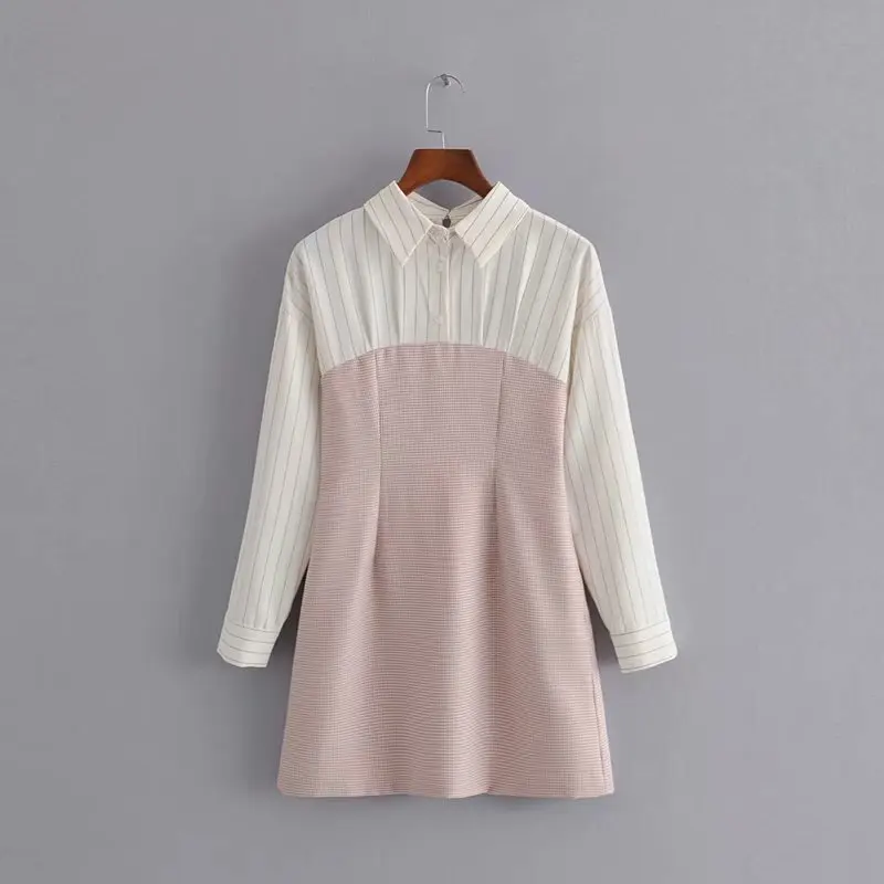 

Europe And America 2019 French Retro Non-mainstream Sexy Deep V-neck Printed Waist Hugging Short Sleeve Travel Holiday Western S