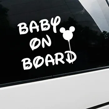

Creativity Cute Baby on The Car Styling Graffiti Car Sticker Cover Windshield Bumper Window Waterproof Decoration PVC