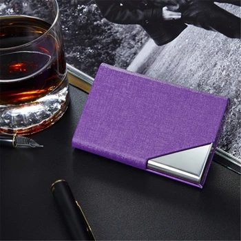 

Men Metal Stainless Steel Aluminum Holder Metal Box Business ID Credit Card Holder Case Bank Card Case for Cards Card Wallet