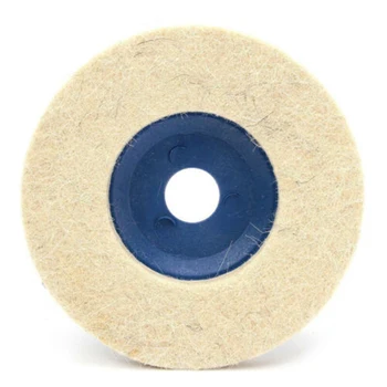 

100mm`wool Polishing Wheel Buffing Pads Angle Grinder Wheel Felt Polishing Disc