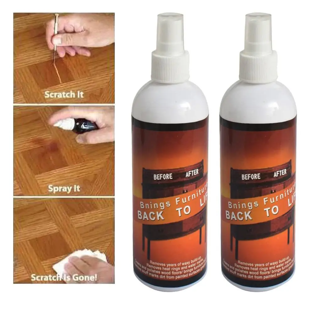 Instant Fix Invisible Scratch Wood Spray Remover Repair Paint For