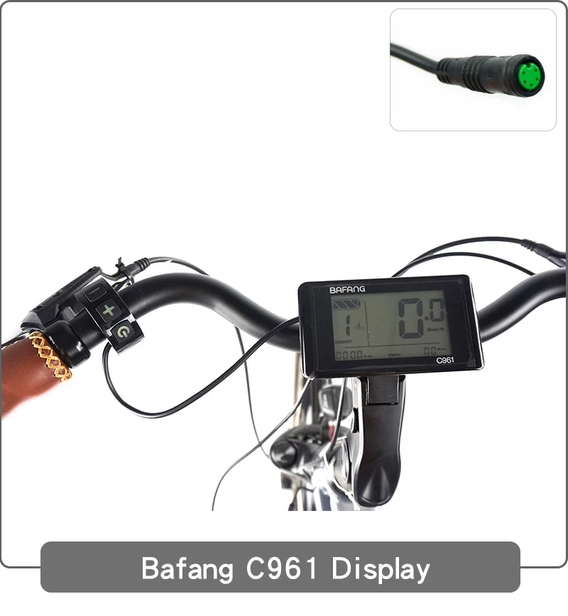 Cheap okfeet Bicycle Display C965 for 8fun Mid Drive Motor BBS01 BBS02 BBSHD Bafang C965 LCD Display 4