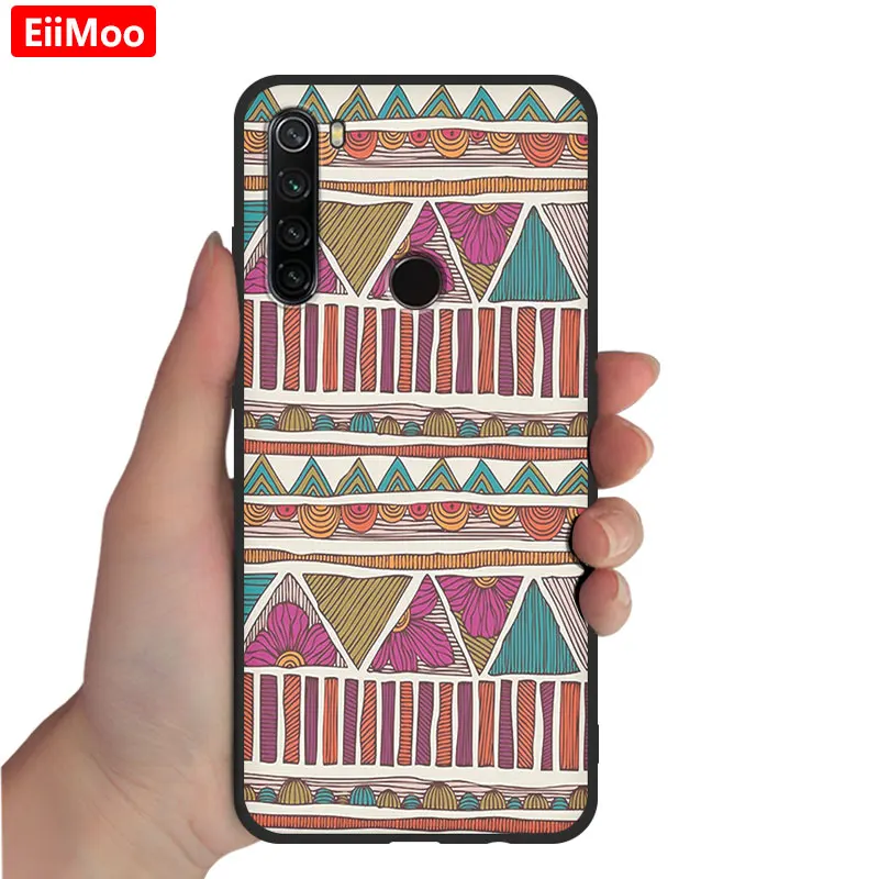EiiMoo силиконовый чехол для телефона для Xiaomi Redmi Note 8 чехол для Xiaomi Redmi Note8 задняя крышка для Xiomi Redmi Note 8 чехол 64 Гб 128 ГБ - Цвет: 52