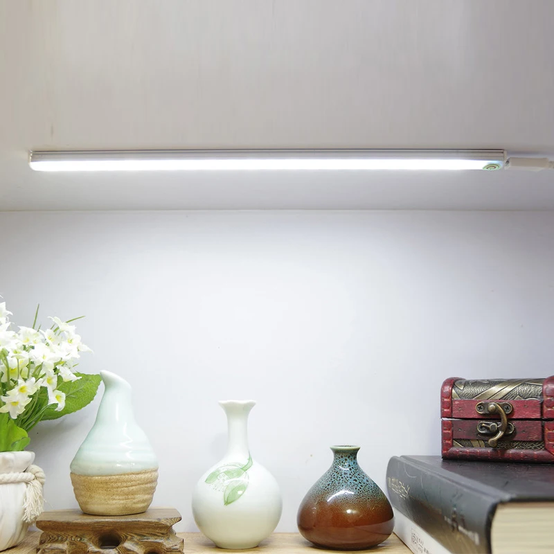 Сенсорный датчик светодиодный светильник витрина для шкафа под прилавком USB