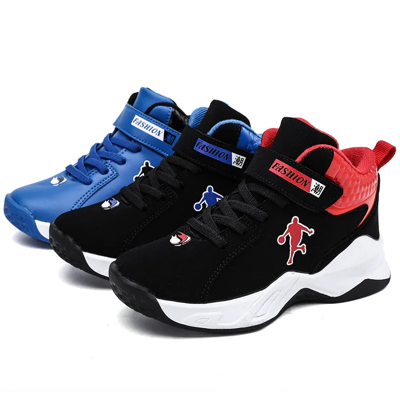 

Boys Girls Basketball Shoes 2019 New Kids Sneakers Outdoor Non-slip Sports Shoes Footwear Jordan Children Shoes Basket