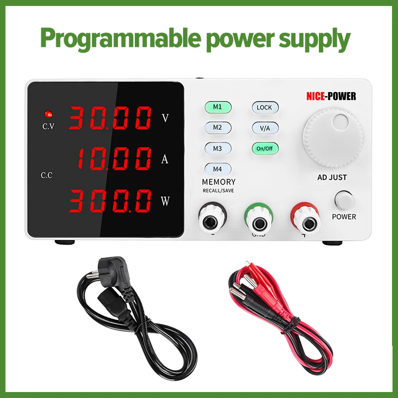 Newest Programmable Switching Dc Power Supply 30V 10A 60V 5A Voltage Regulator 220 v Adjustable Source With Storage Memory M1-M4